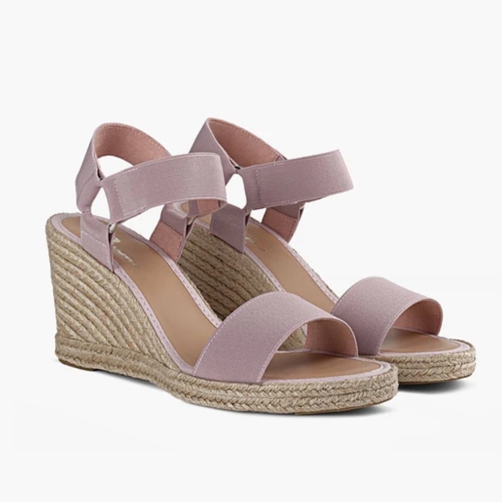 Browns Elegant Pink Hudson Wedge Sandals